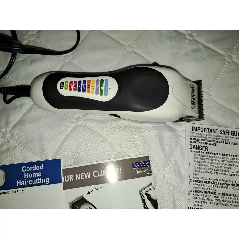 Wahl Color Pro Plus Corded Electric Hair Clipper Set